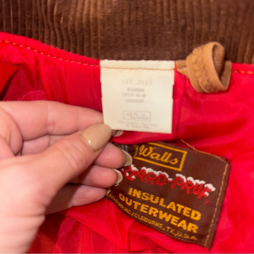 Vintage Walls Blizzard Proof Coveralls XL Insulated Workwear Mechanic Utility - Picture 6 of 10